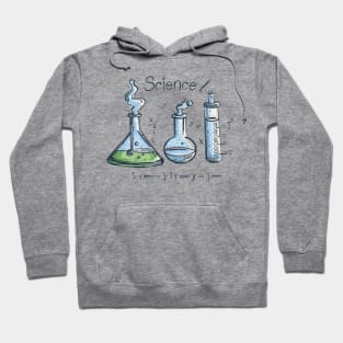 "Whimsical Cosmos: Kids' Science Odyssey" - Funny Science Nerd Hoodie